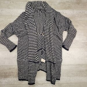 Free People Amoudi Cocoon Cardigan Striped Sweater Size Large